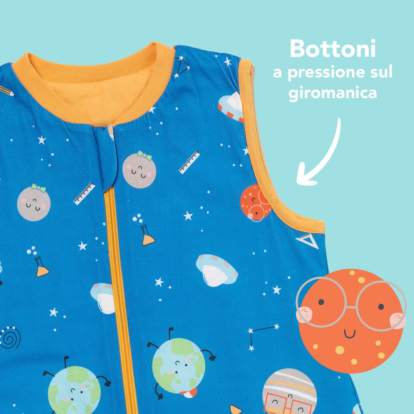 Sacco nanna con piedini e copripiedi, 1.0 TOG
