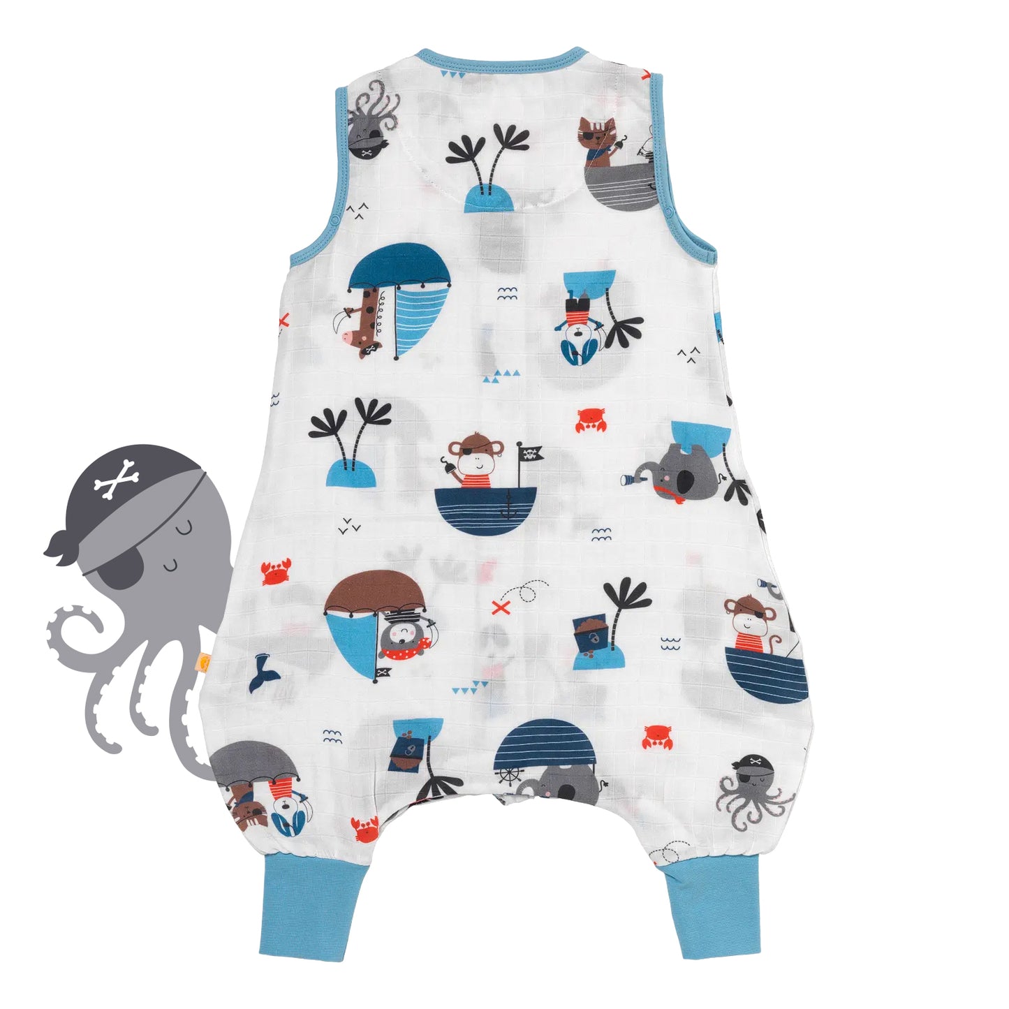 Sacco nanna con piedini in mussola, 0.5 TOG