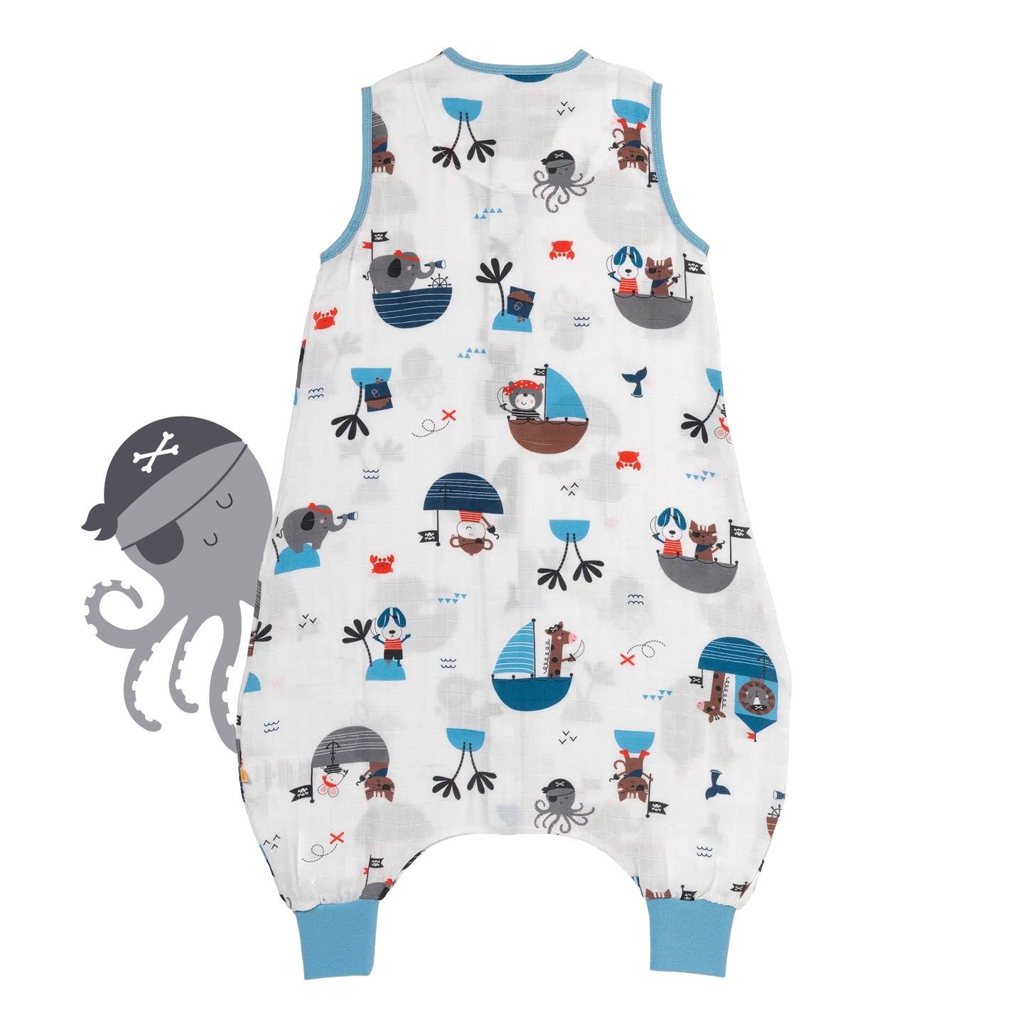 Sacco nanna con piedini in mussola, 0.5 TOG