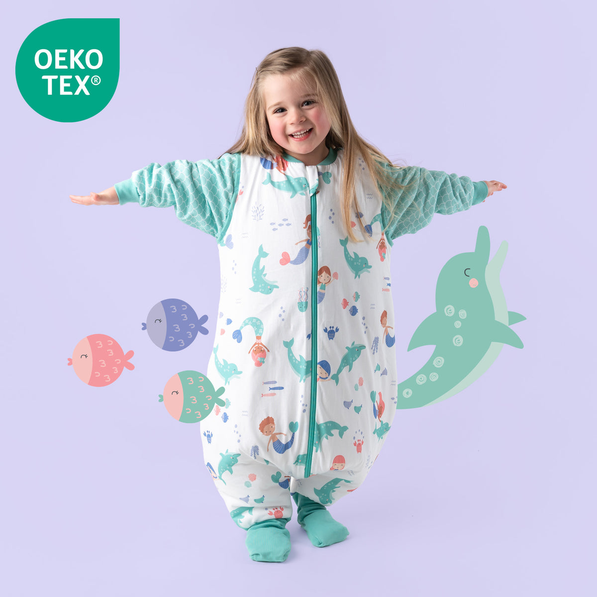 Sacco nanna con piedini copripiedi e manichei 1.0 TOG_Sirena_OEKOTEX_1182