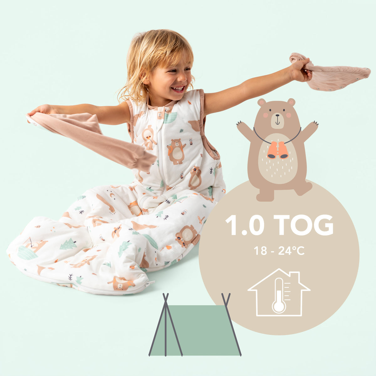 Sacco nanna bambino 1.0 TOG_Orso Esploratore_TOG_1187
