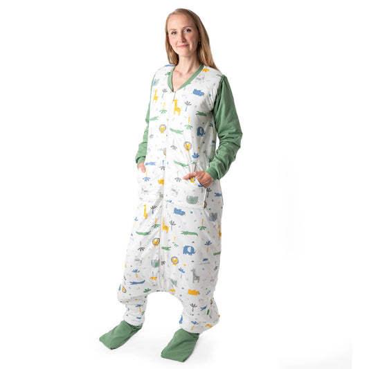 Sacco nanna con piedini e copripiedi per adulti, 2.5 TOG