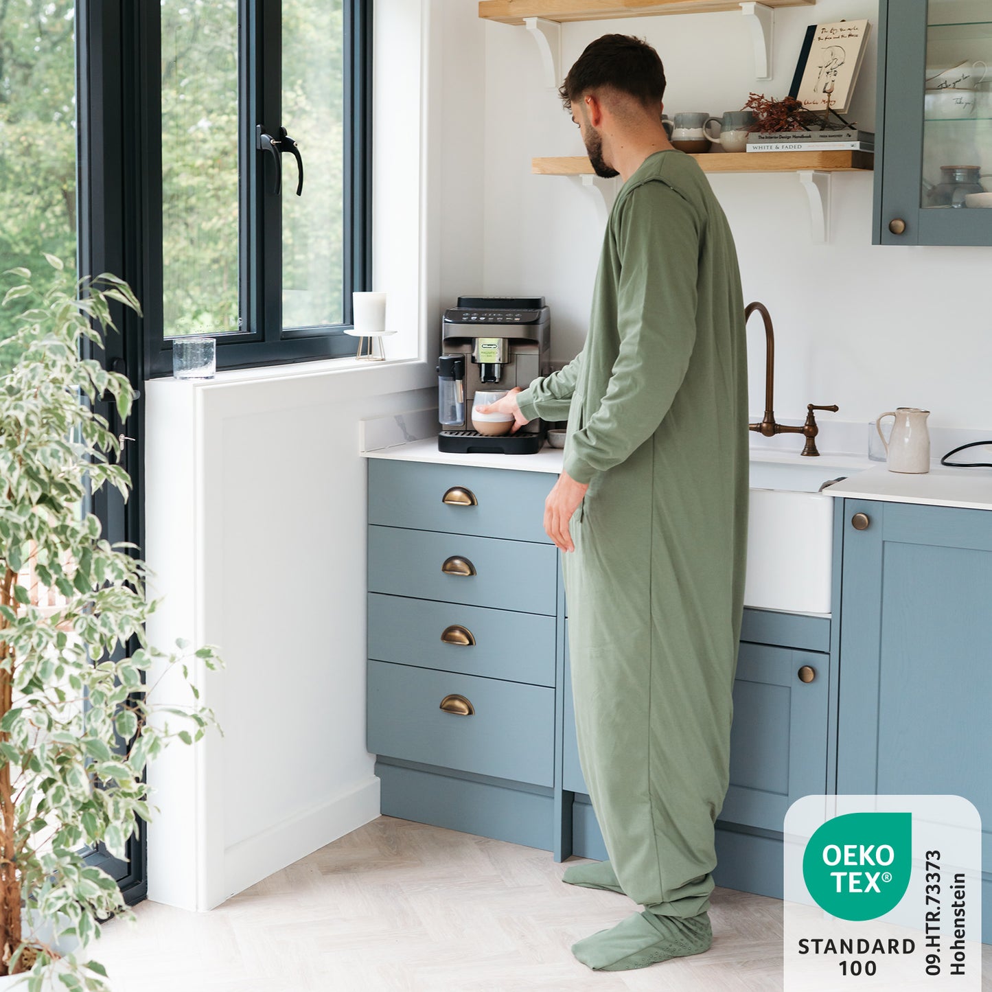 Sacco nanna con piedini e copripiedi per adulti 3.5 TOG_Olive_1189_2