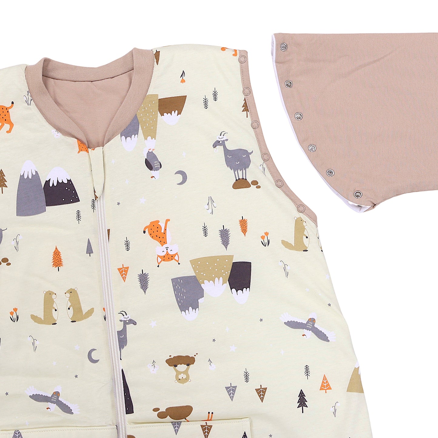 Sacco nanna con piedini e copripiedi per adulti, 3.5 TOG