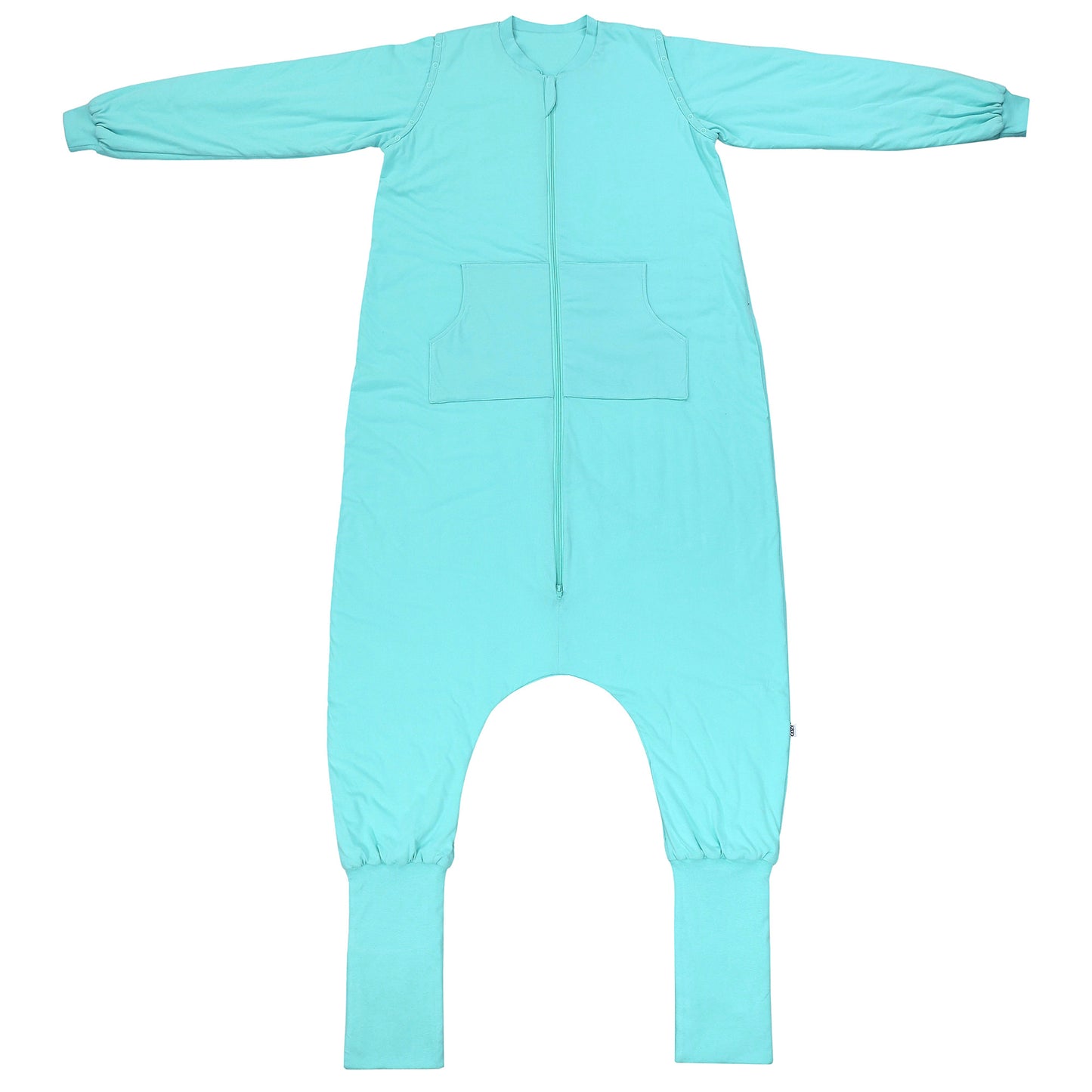 Sacco nanna con piedini copripiedi e manichei per adulti 1.0 TOG_Acqua_fronte_1190