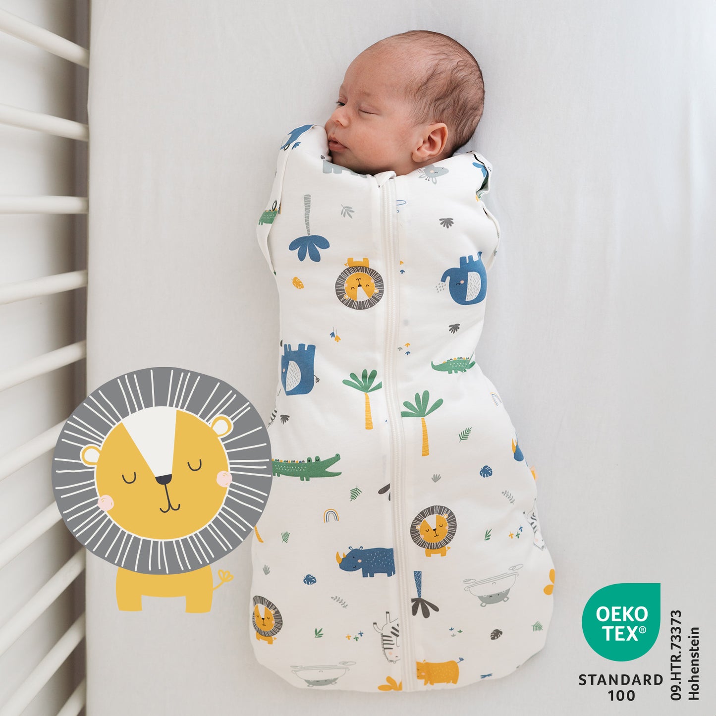 Swaddle Coperta 2.5 TOG_Giungla_OEKOTEX_1193