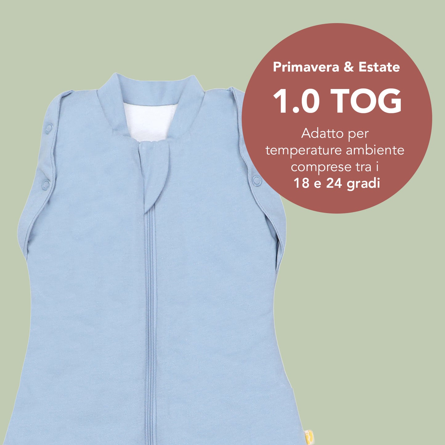 Swaddle Coperta 1.0 TOG_Blu Ghiaccio_TOG_1198