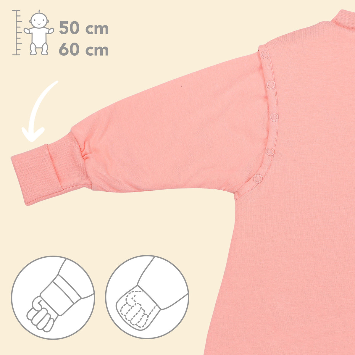 Sacco nanna con piedini e copripiedi 2.5 TOG_Pesca_polsini_1202