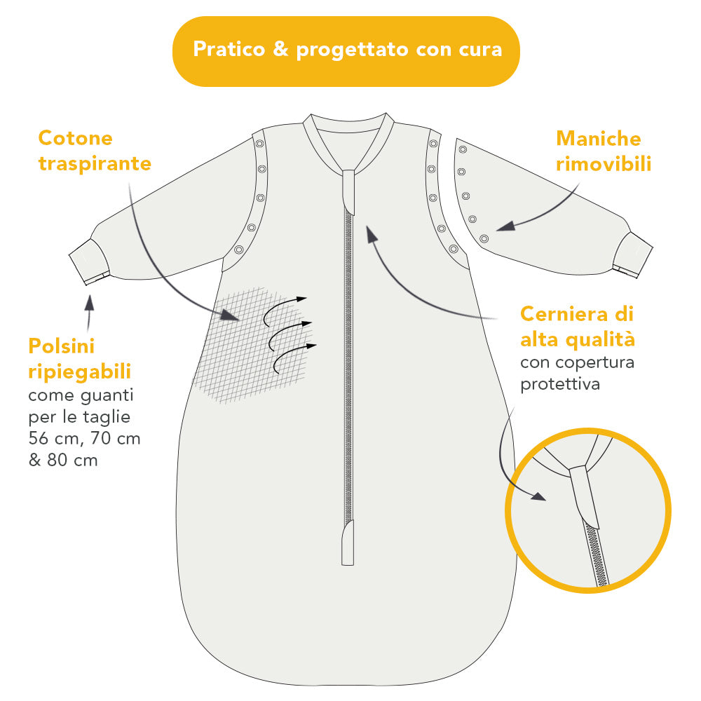 Sacco nanna bambino, 2.5 TOG