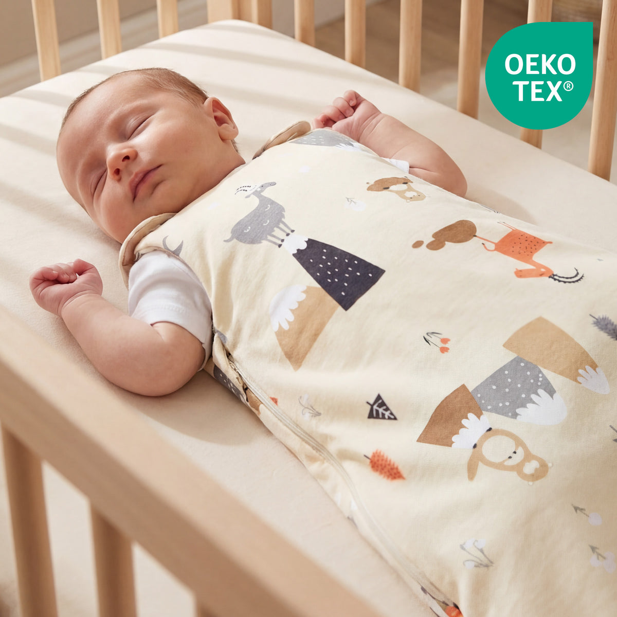 Sacco nanna bambino 1.0 TOG_Animali di montagna_OEKOTEX_1204