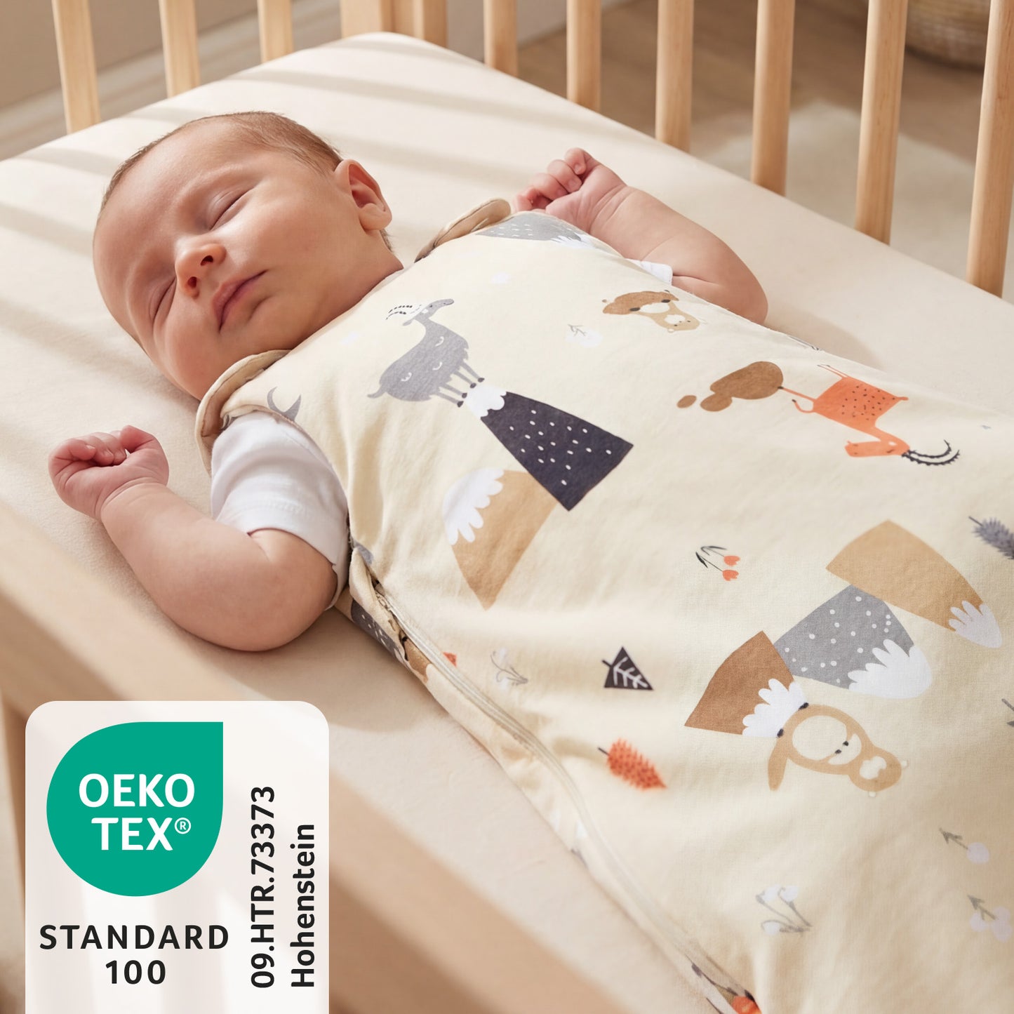 Sacco nanna bambino 2.5 TOG_Animali di montagna_OEKOTEX_1205