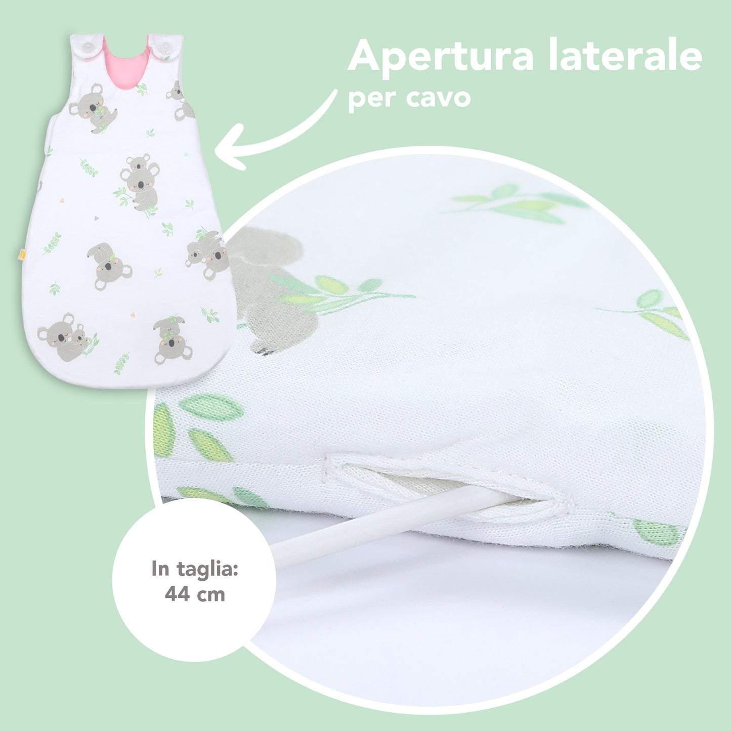 Sacco nanna bambino 2.5 TOG_Koala_dettaglio3_1205