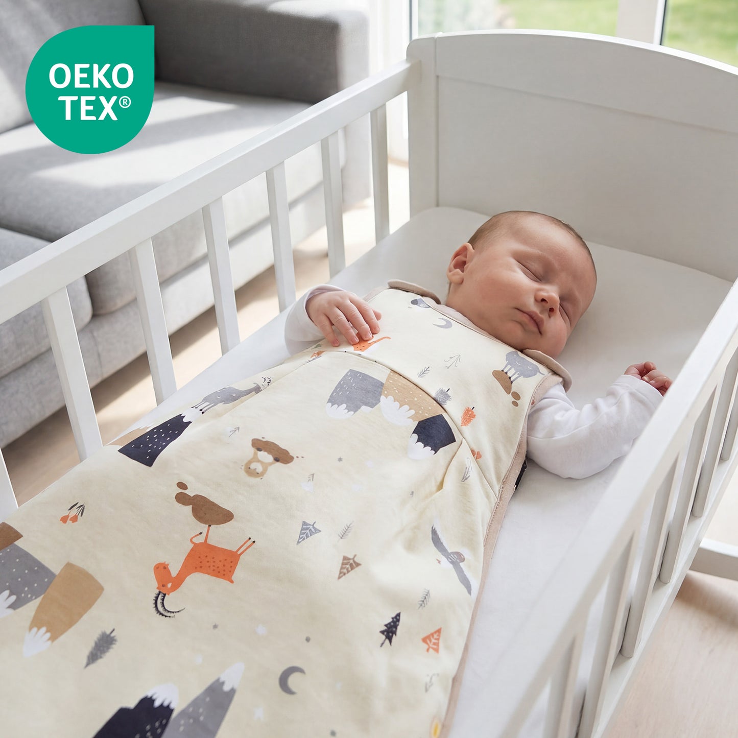 Sacco nanna bambino 2.5 TOG_Animali di montagna_OEKOTEX_1205