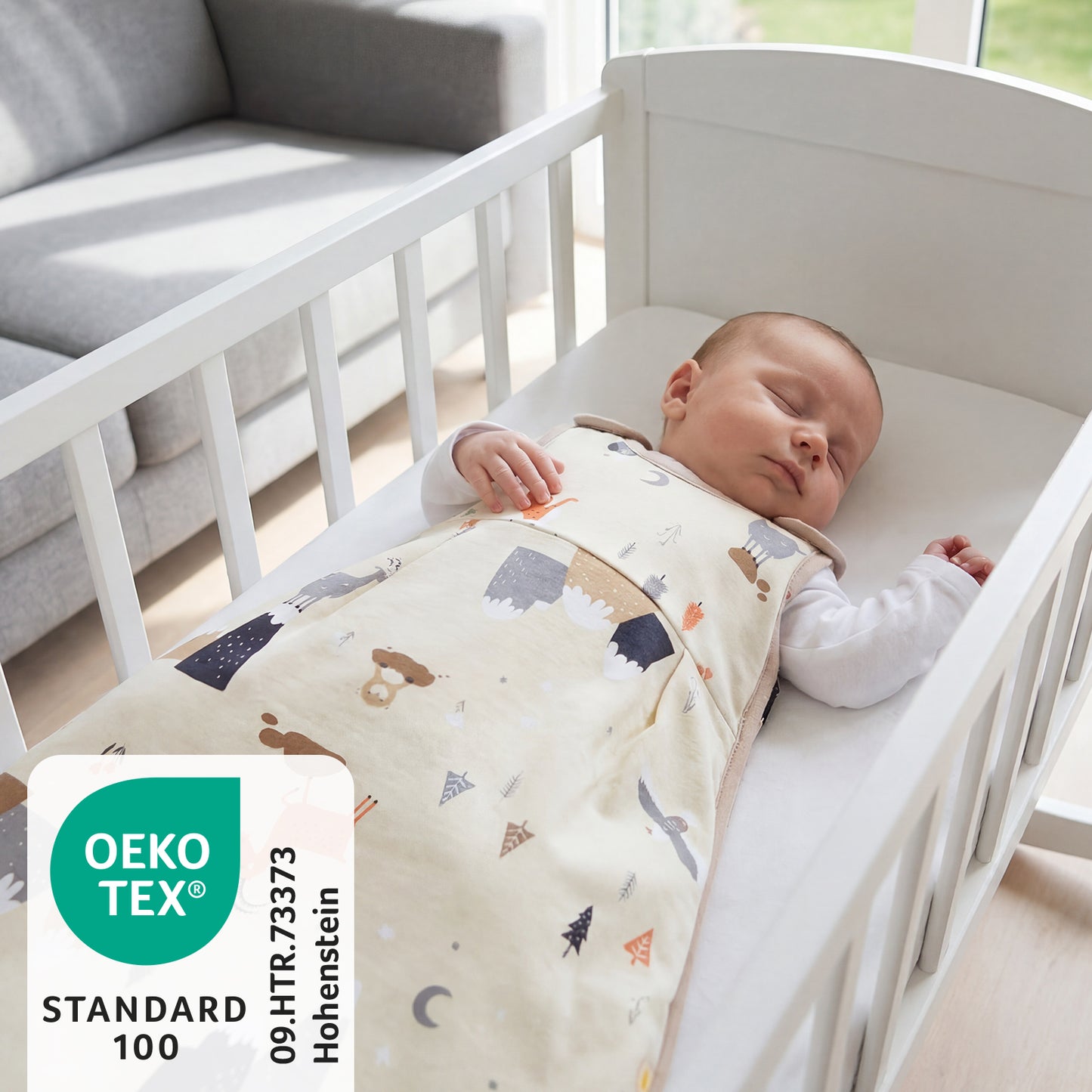 Sacco nanna bambino 2.5 TOG_Animali di montagna_OEKOTEX_1205