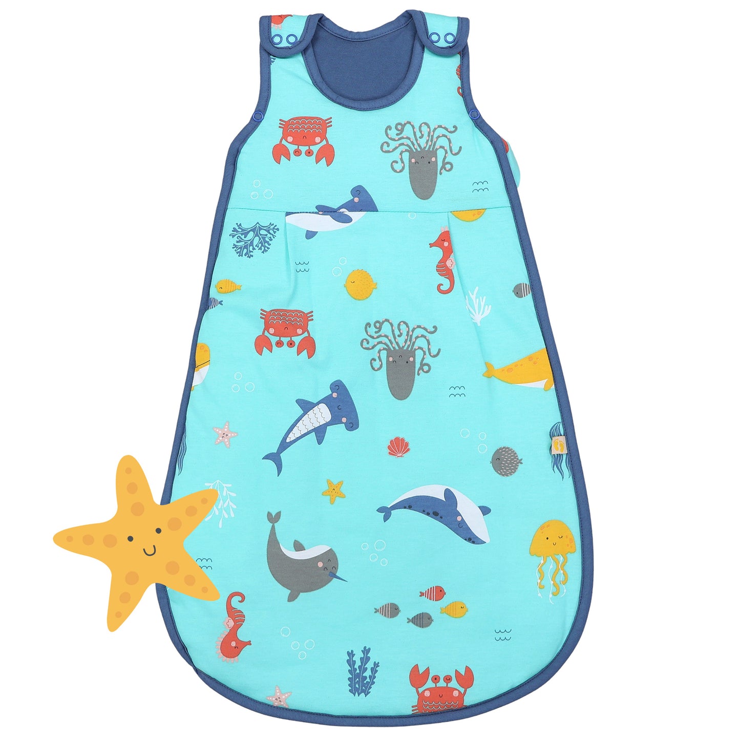 Sacco nanna bambino 2.5 TOG_Animali marini_fronte_1205
