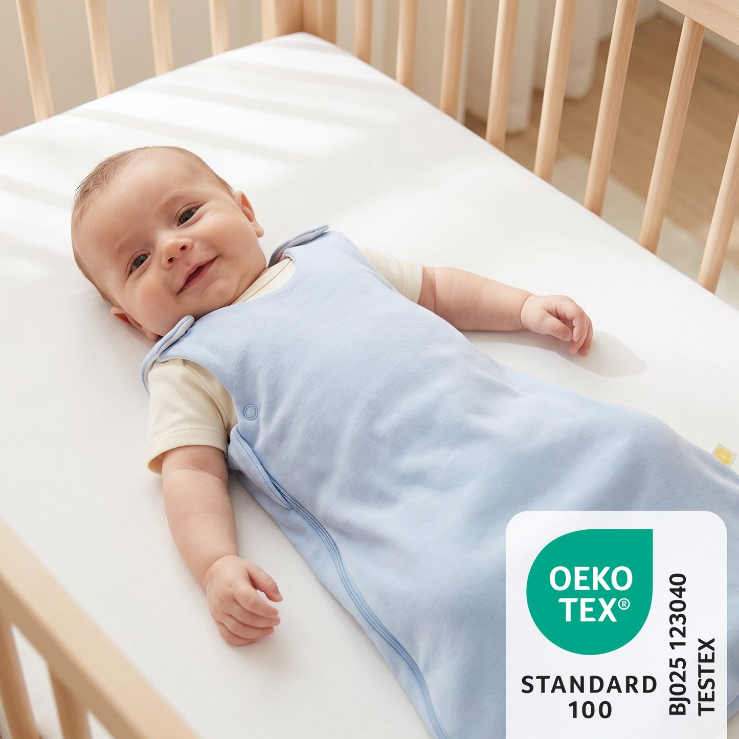 Sacco nanna bambino 2.5 TOG_Blu Ghiaccio_OEKOTEX_1207