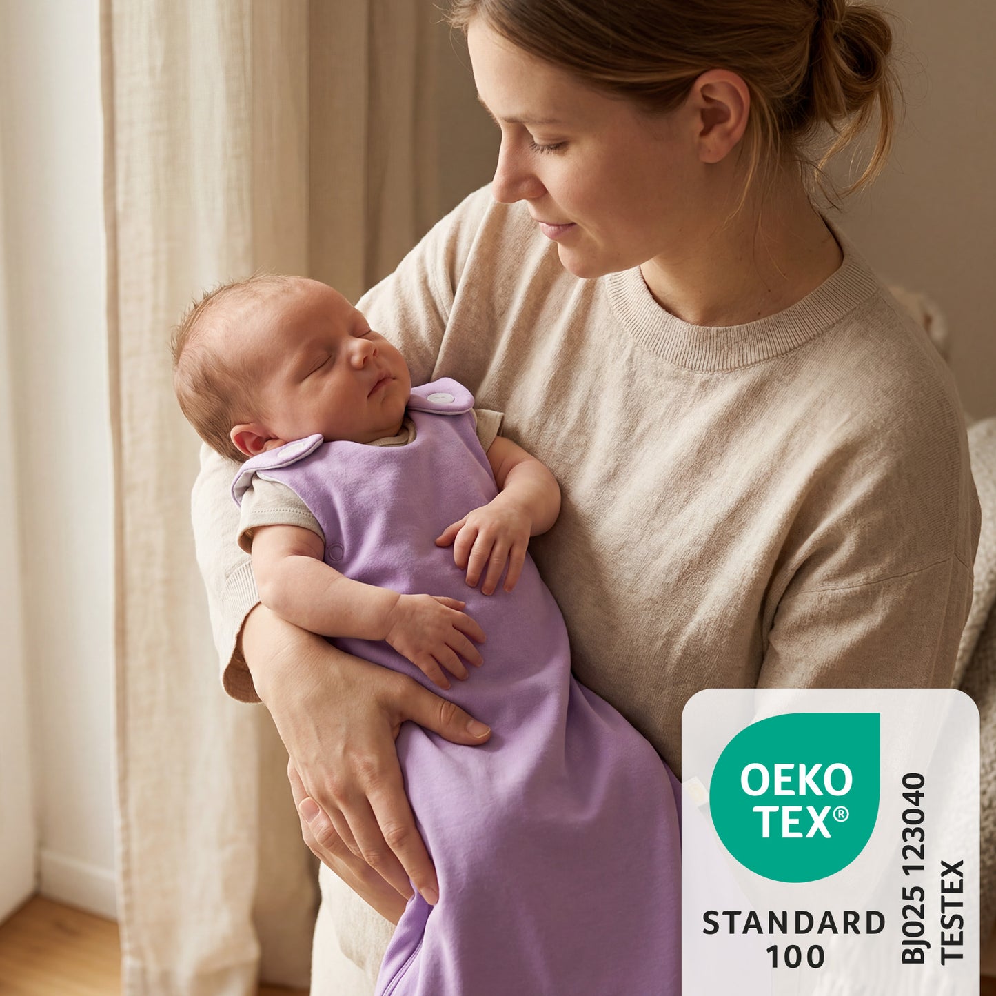 Sacco nanna bambino 2.5 TOG_Lilla_OEKOTEX_1207