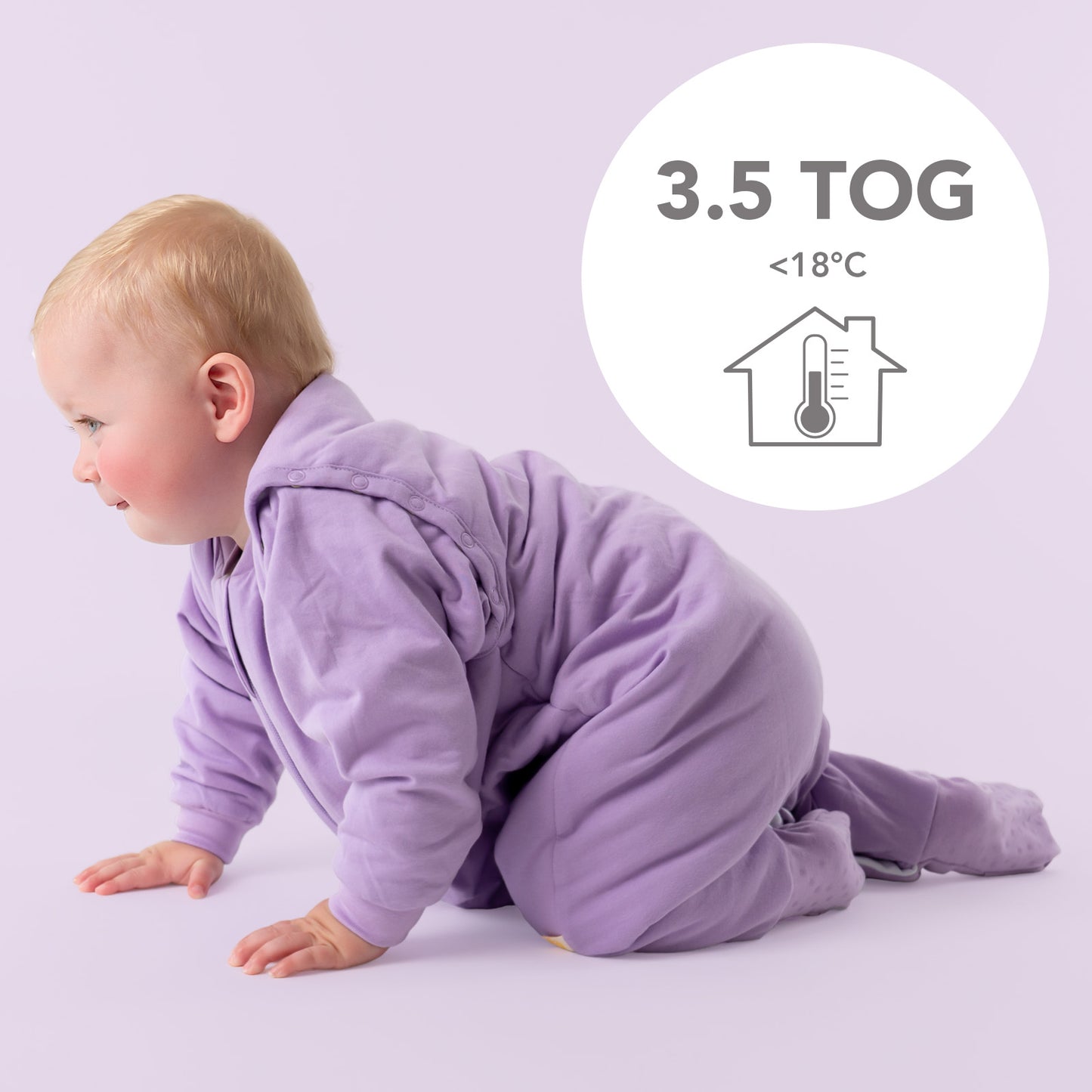 Sacco nanna con piedini e copripiedi 3.5 TOG_Lilla_TOG_1209