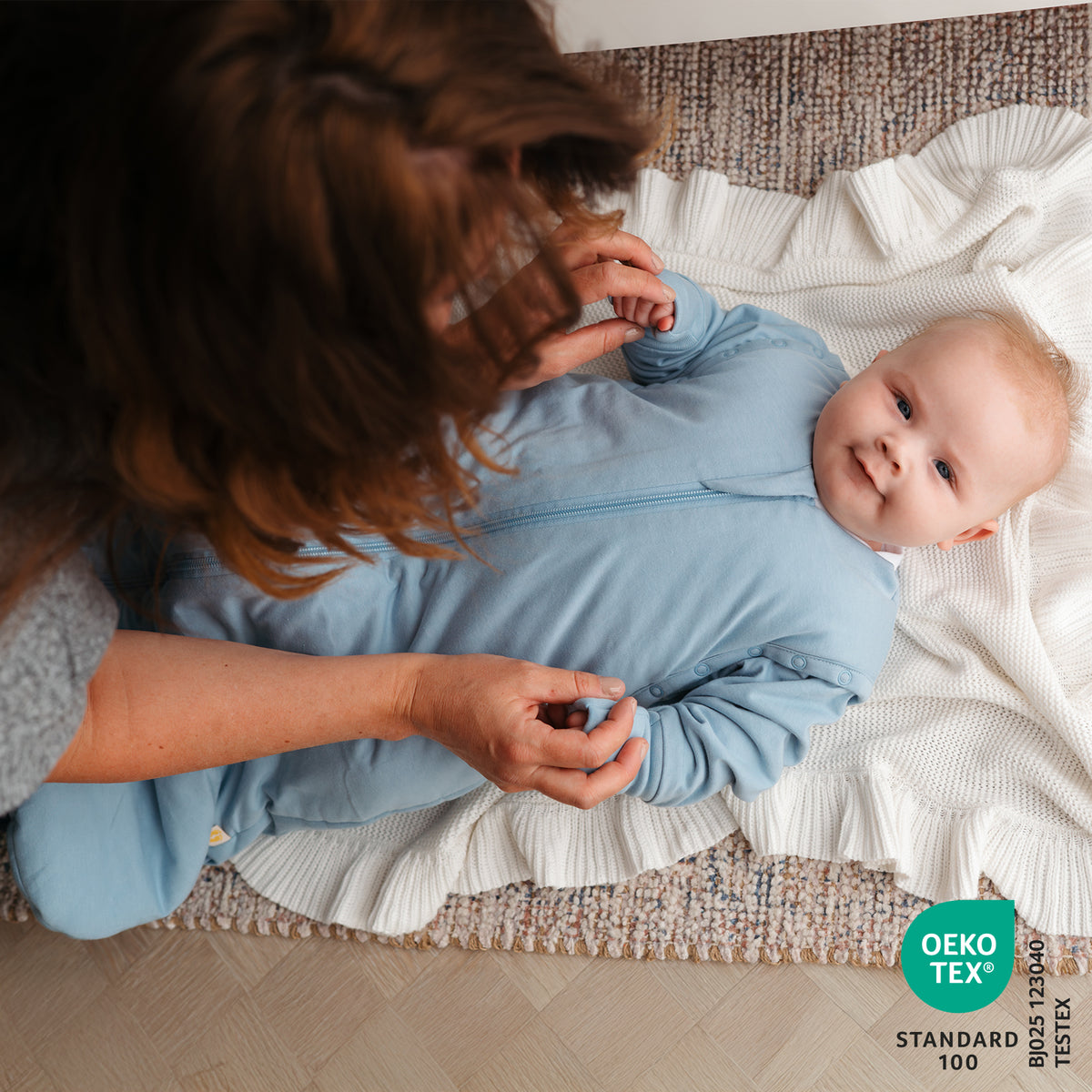 Sacco nanna bambino 3.5 TOG_Blu Ghiaccio_OEKOTEX_1210