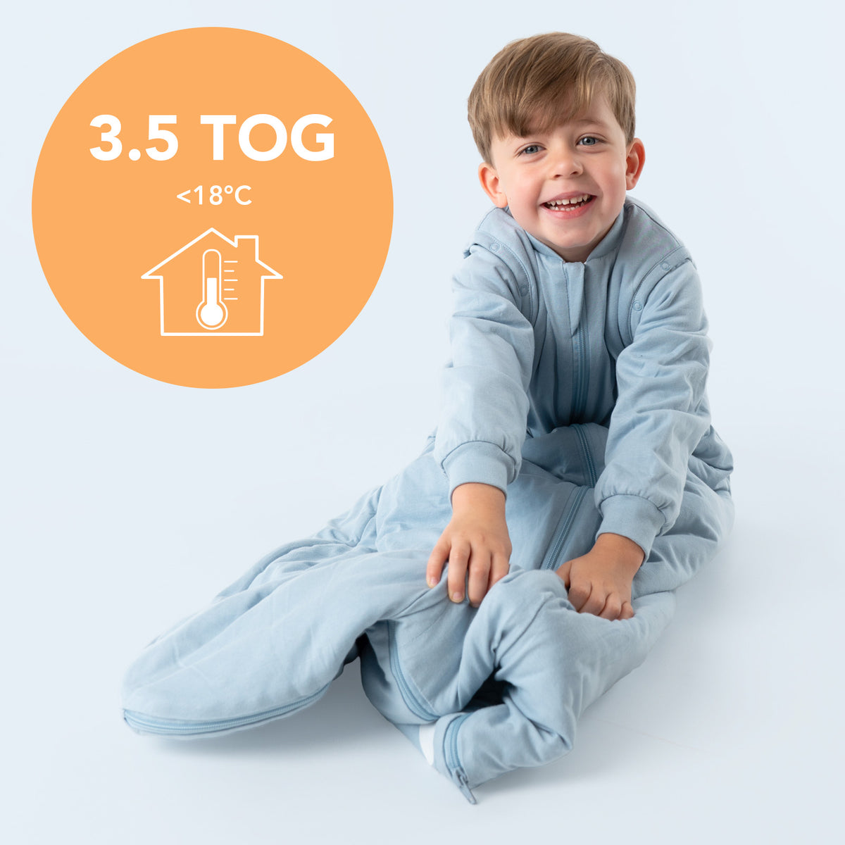Sacco nanna bambino 3.5 TOG_Blu Ghiaccio_TOG_1210