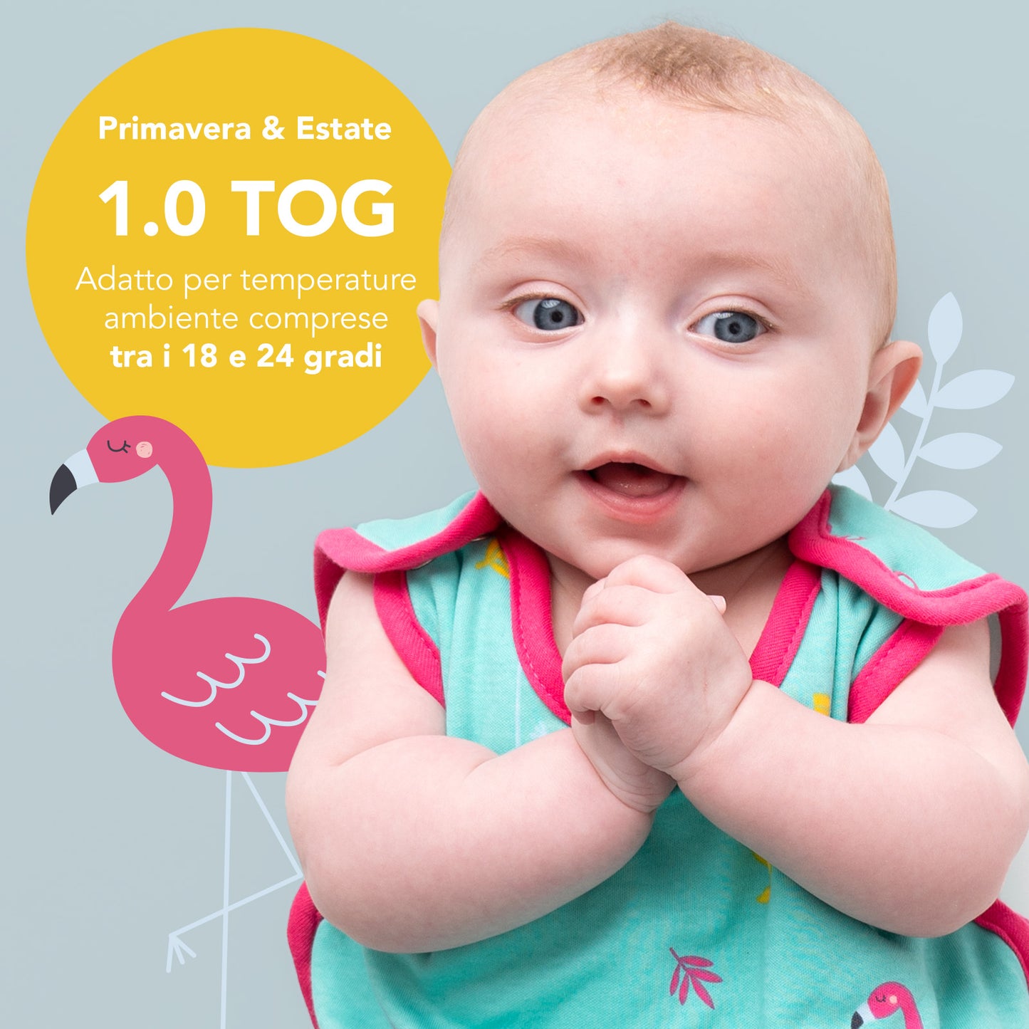 Sacco nanna bambino in cotone organico, 1.0 TOG