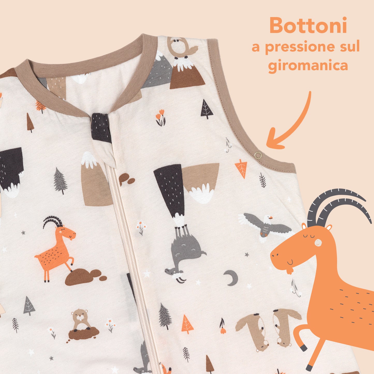 Sacco nanna con piedini e copripiedi, 1.0 TOG