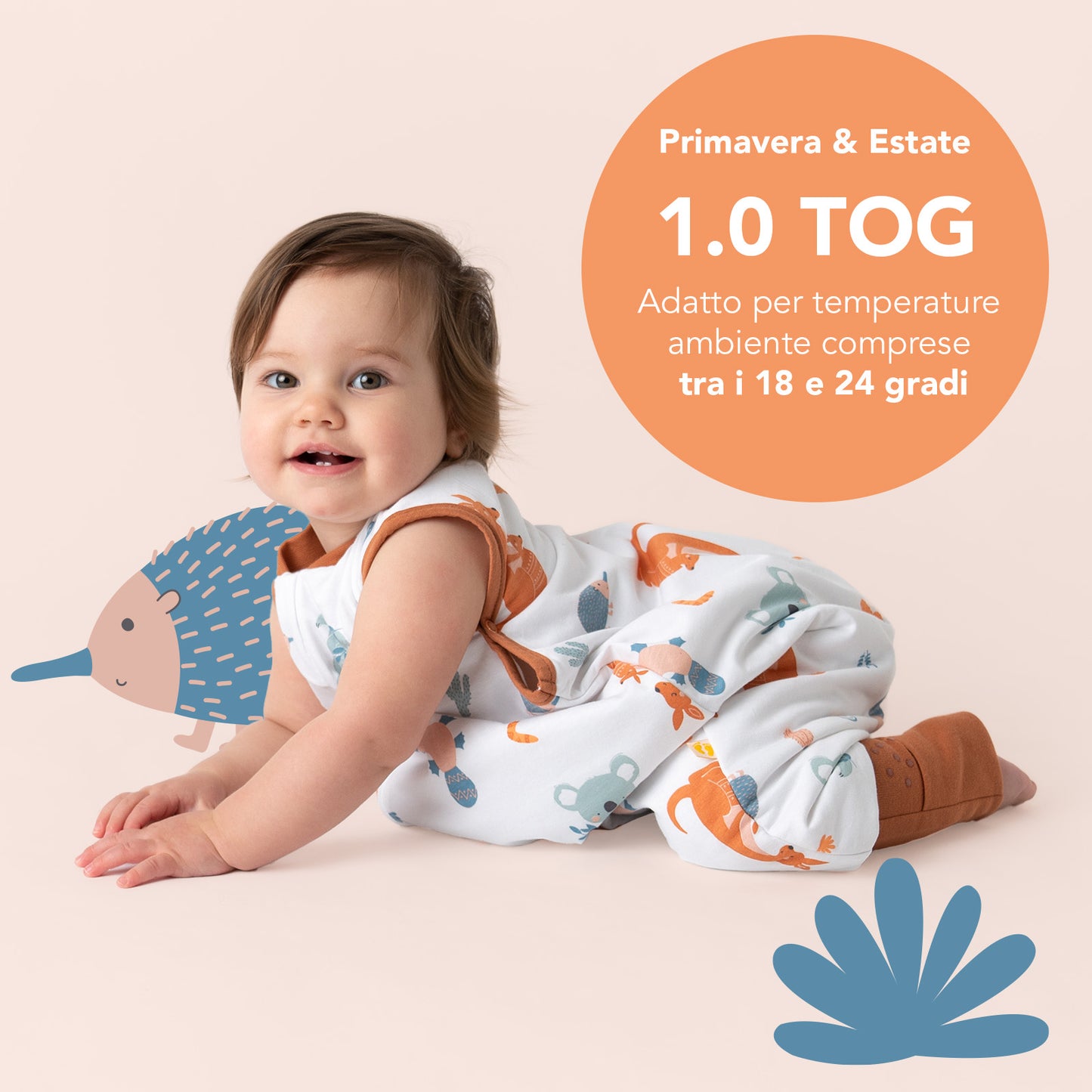 Sacco nanna con piedini e copripiedi, 1.0 TOG