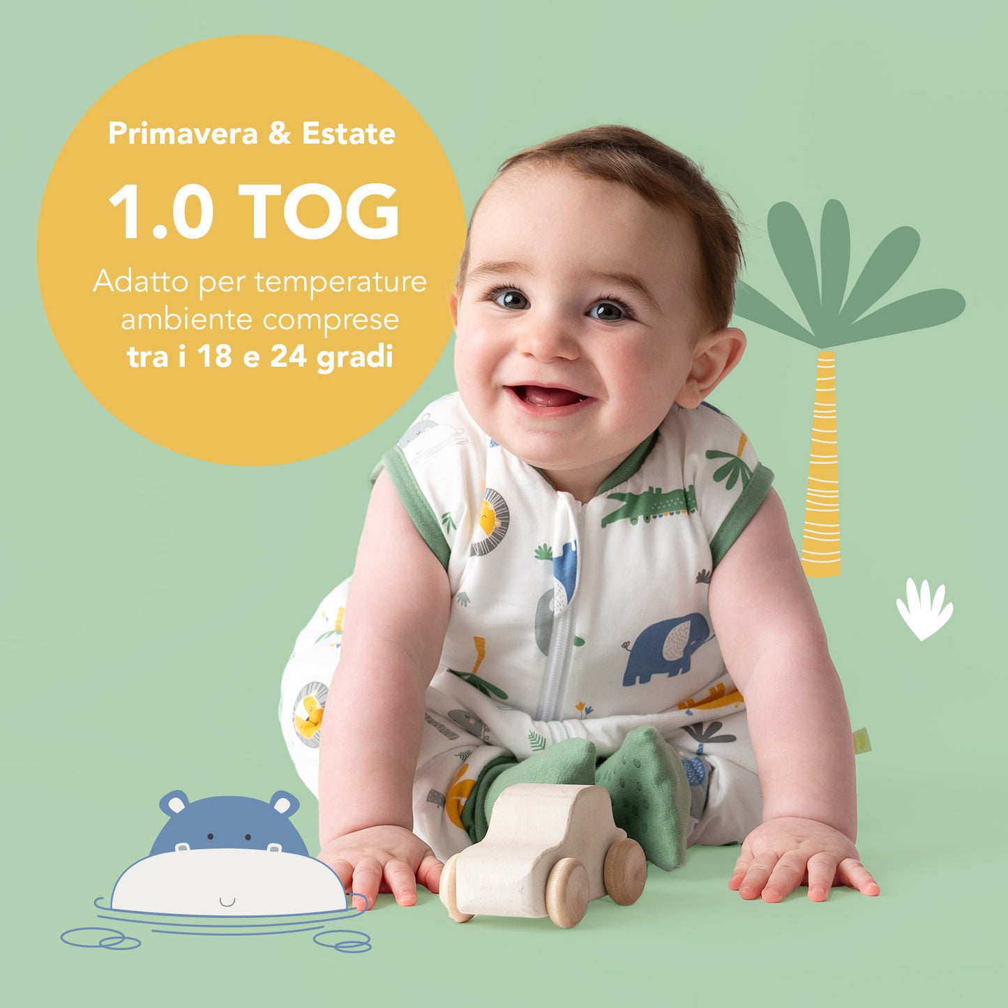 Sacco nanna con piedini e copripiedi, 1.0 TOG