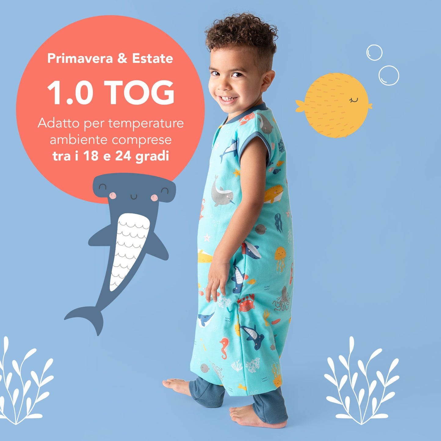 Sacco nanna con piedini e copripiedi, 1.0 TOG