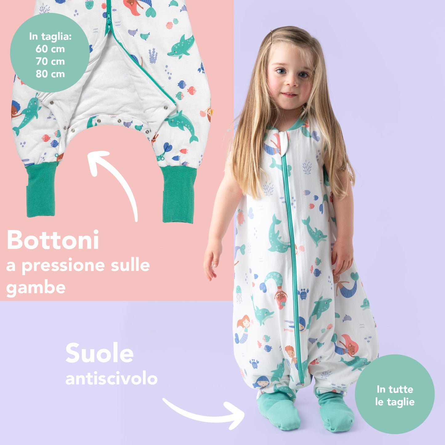 Sacco nanna con piedini e copripiedi, 1.0 TOG