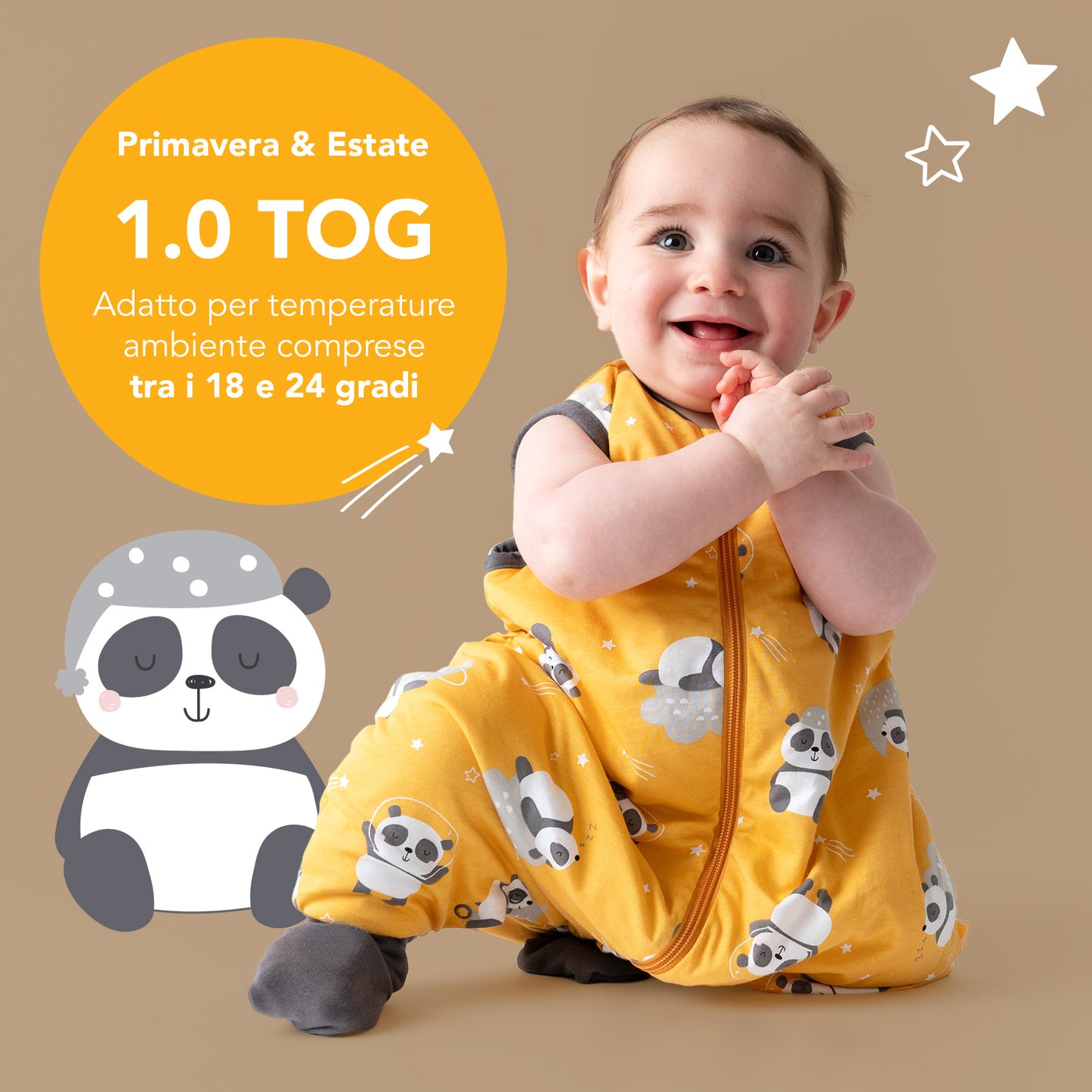 Sacco nanna con piedini e copripiedi, 1.0 TOG