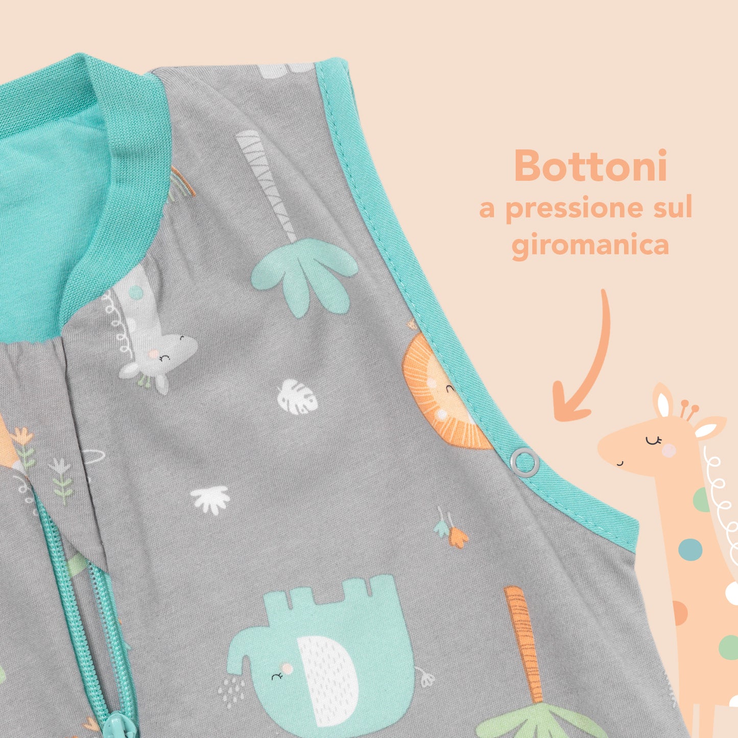 Sacco nanna con piedini e copripiedi, 1.0 TOG