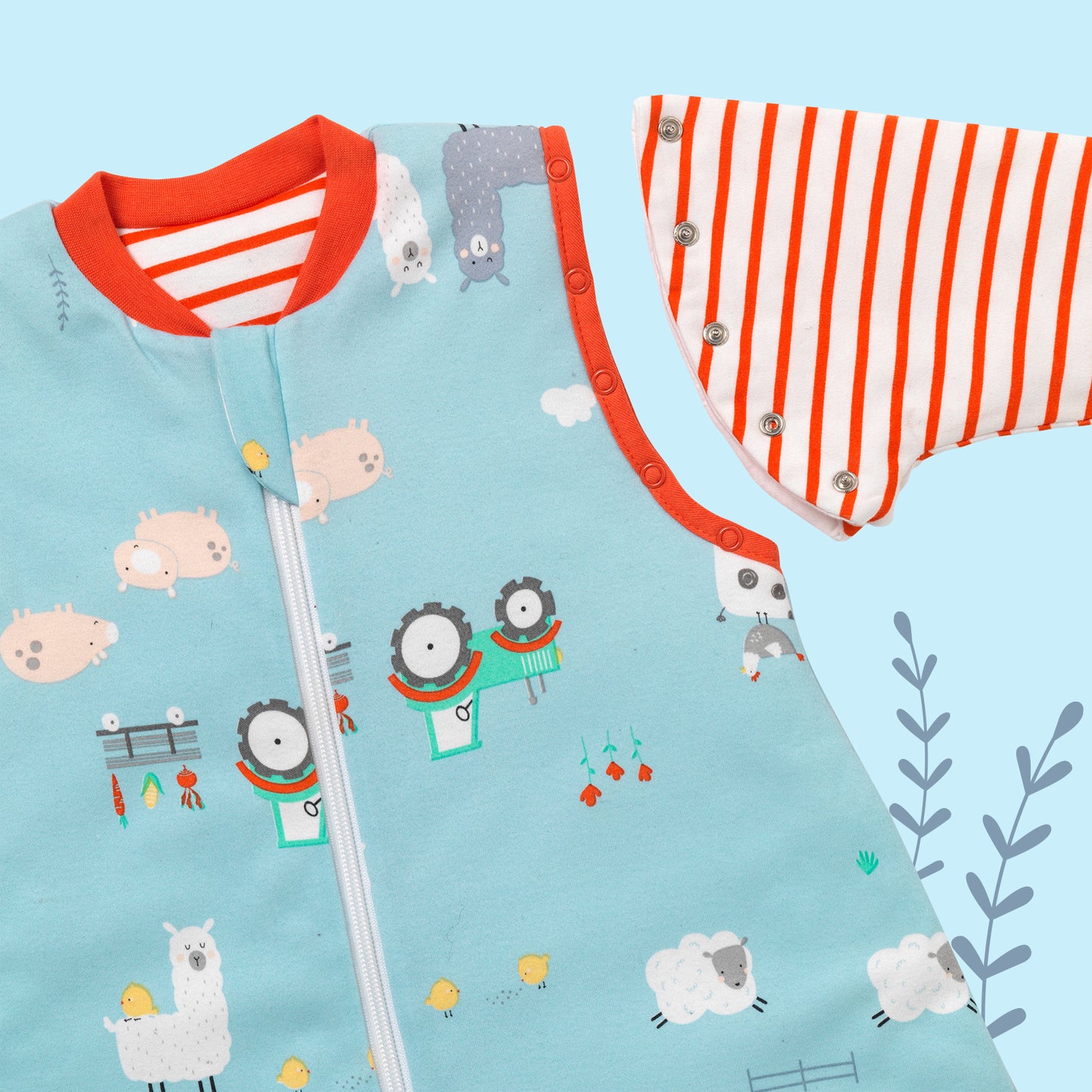 Sacco nanna bambino in cotone organico, 2.5 TOG