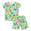 Pigiami Corti per Bambini in Cotone Organico_Tropical_fronte_445