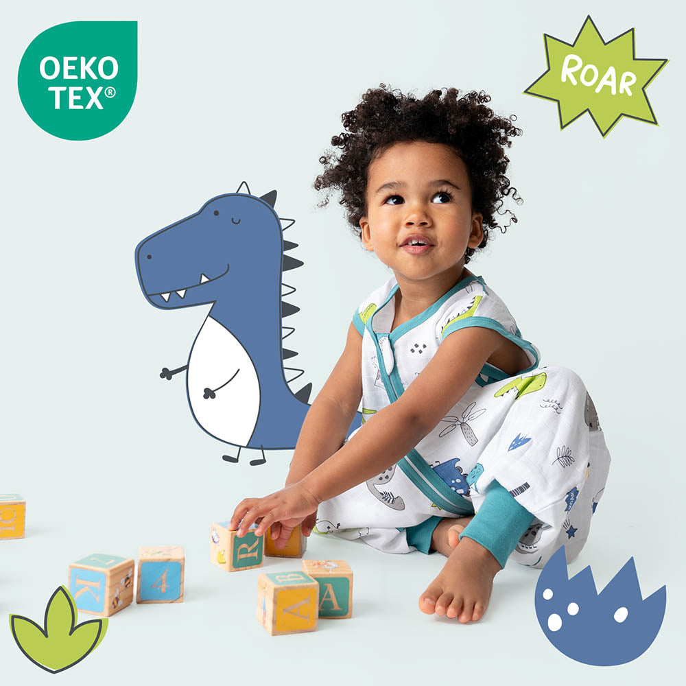Sacco nanna con piedini in mussola 0.5 TOG_Dino_OEKOTEX_412
