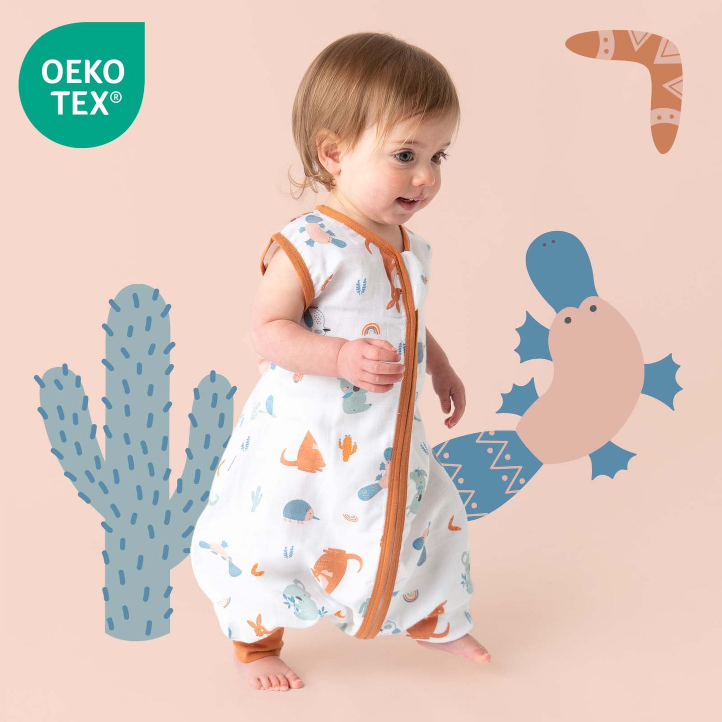 Sacco nanna con piedini in mussola 0.5 TOG_Canguro_OEKOTEX_412