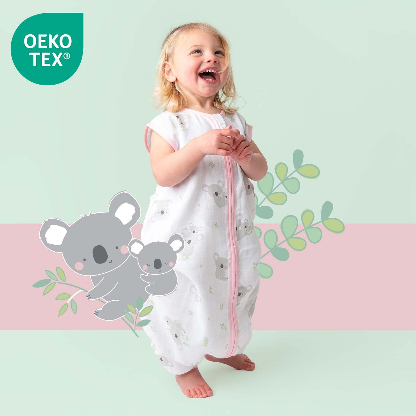 Sacco nanna con piedini in mussola 0.5 TOG_Koala_OEKOTEX_412