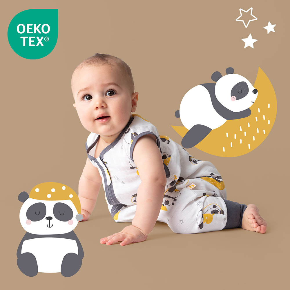 Sacco nanna con piedini in mussola 0.5 TOG_Panda_OEKOTEX_412