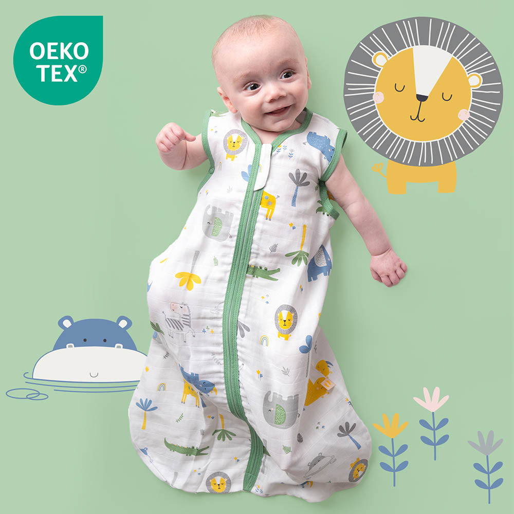 Sacco nanna bambino in mussola 0.5 TOG_Giungla_OEKOTEX_415