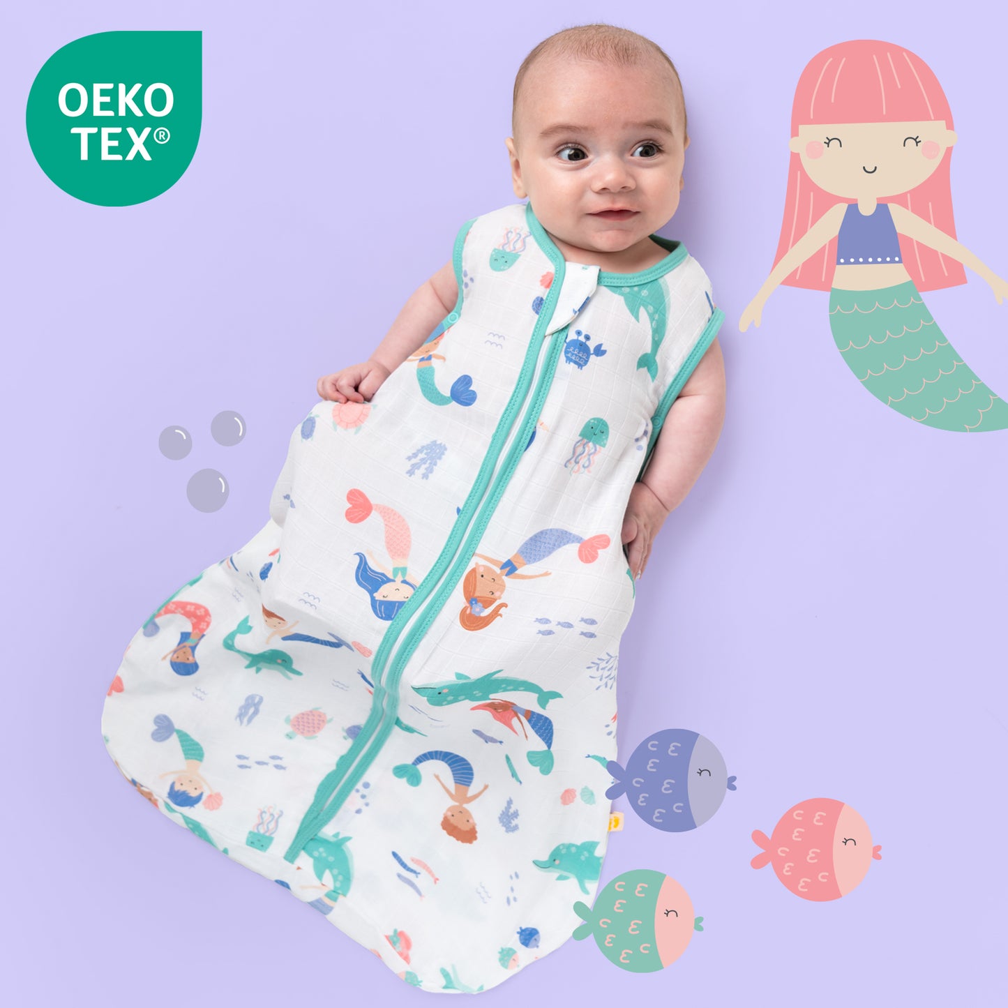 Sacco nanna bambino in mussola 0.5 TOG_Sirena_OEKOTEX_415