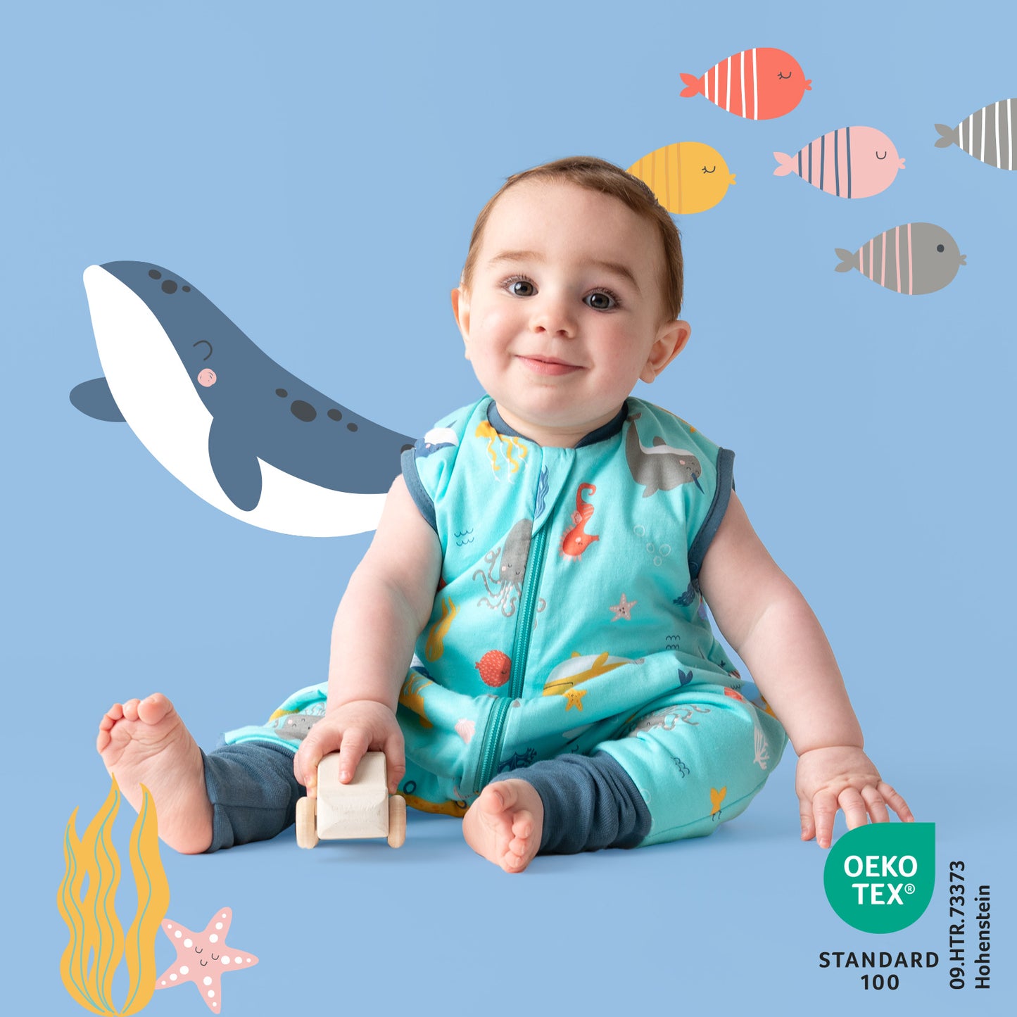 Sacco nanna con piedini e copripiedi 1.0 TOG_Animali marini_418_2