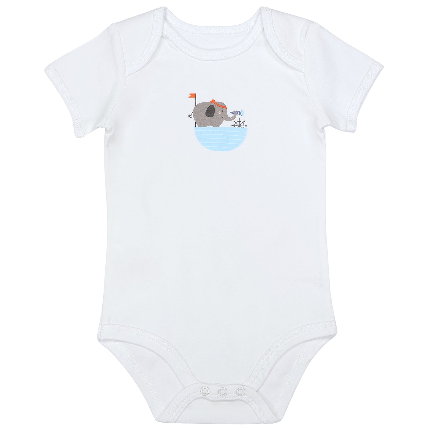 Body neonato maniche corte in cotone organico - pacco da 5_Pirata_5_430