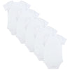 Body neonato maniche corte in cotone organico - pacco da 5_Bianco_1_430
