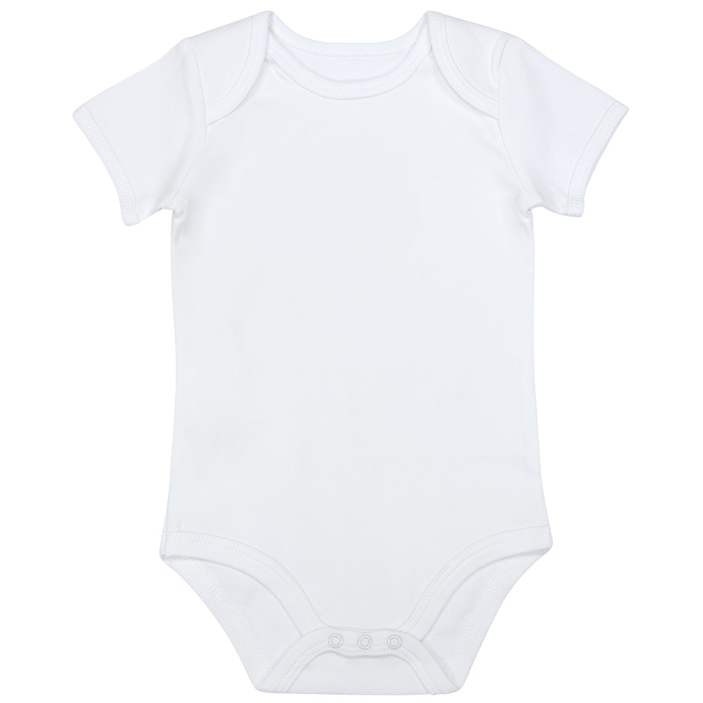 Body neonato maniche corte in cotone organico - pacco da 5_Bianco_3_430