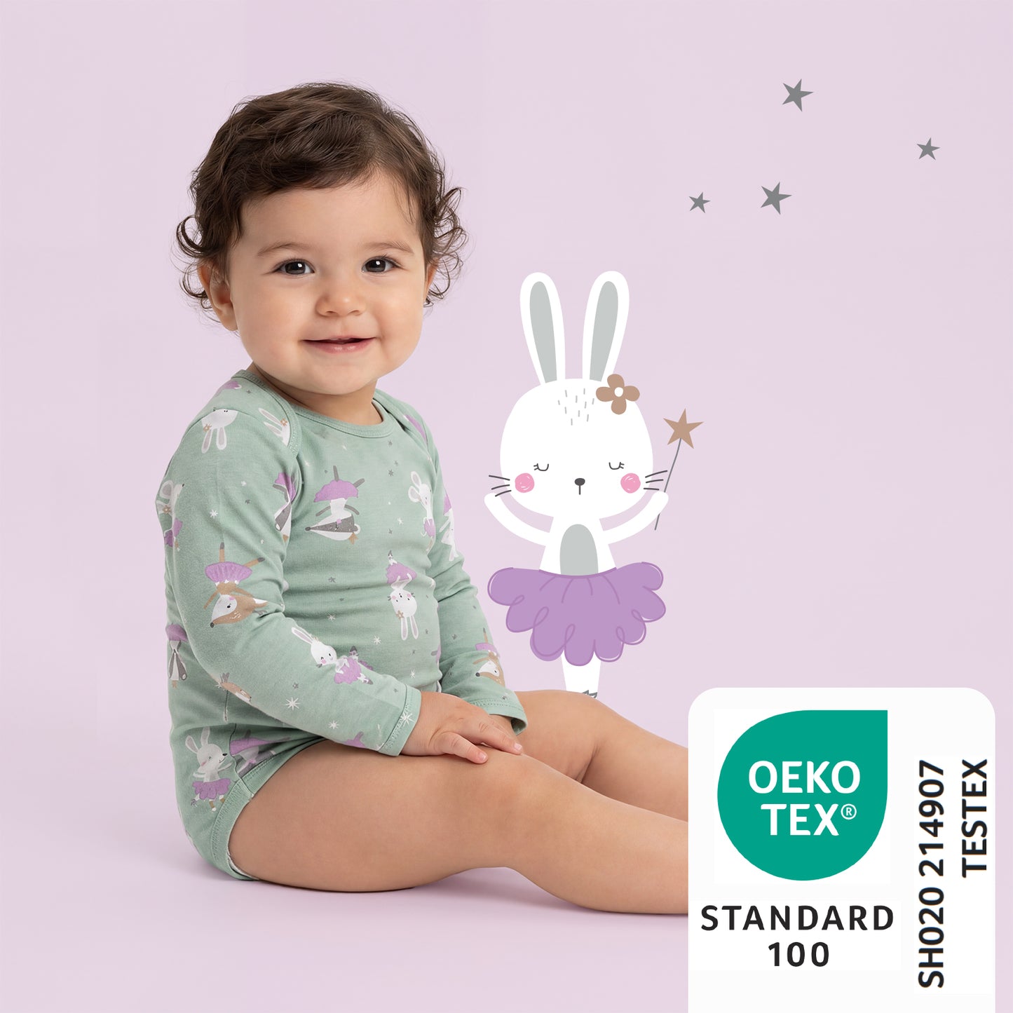 Body neonato maniche lunghe in cotone organico - pacco da 3_Ballerina_2_434