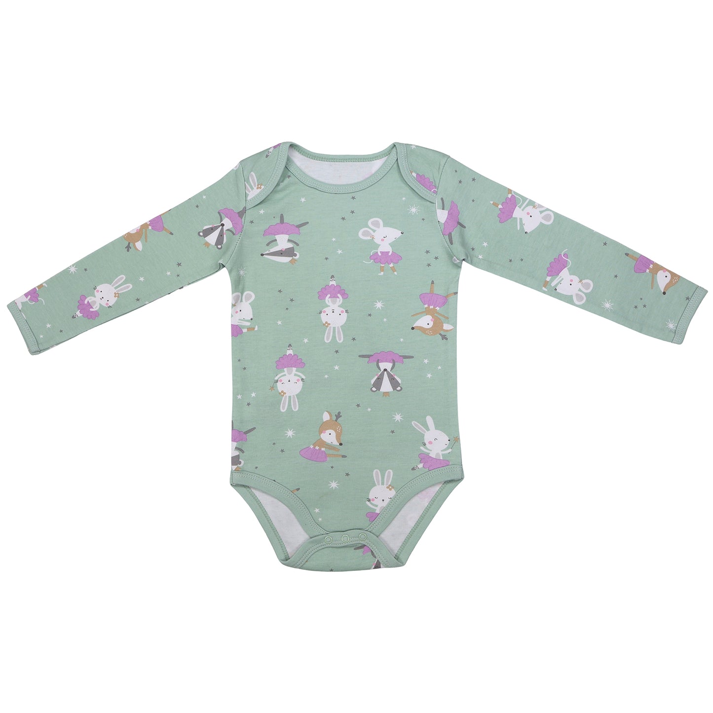 Body neonato maniche lunghe in cotone organico - pacco da 3_Ballerina_3_434