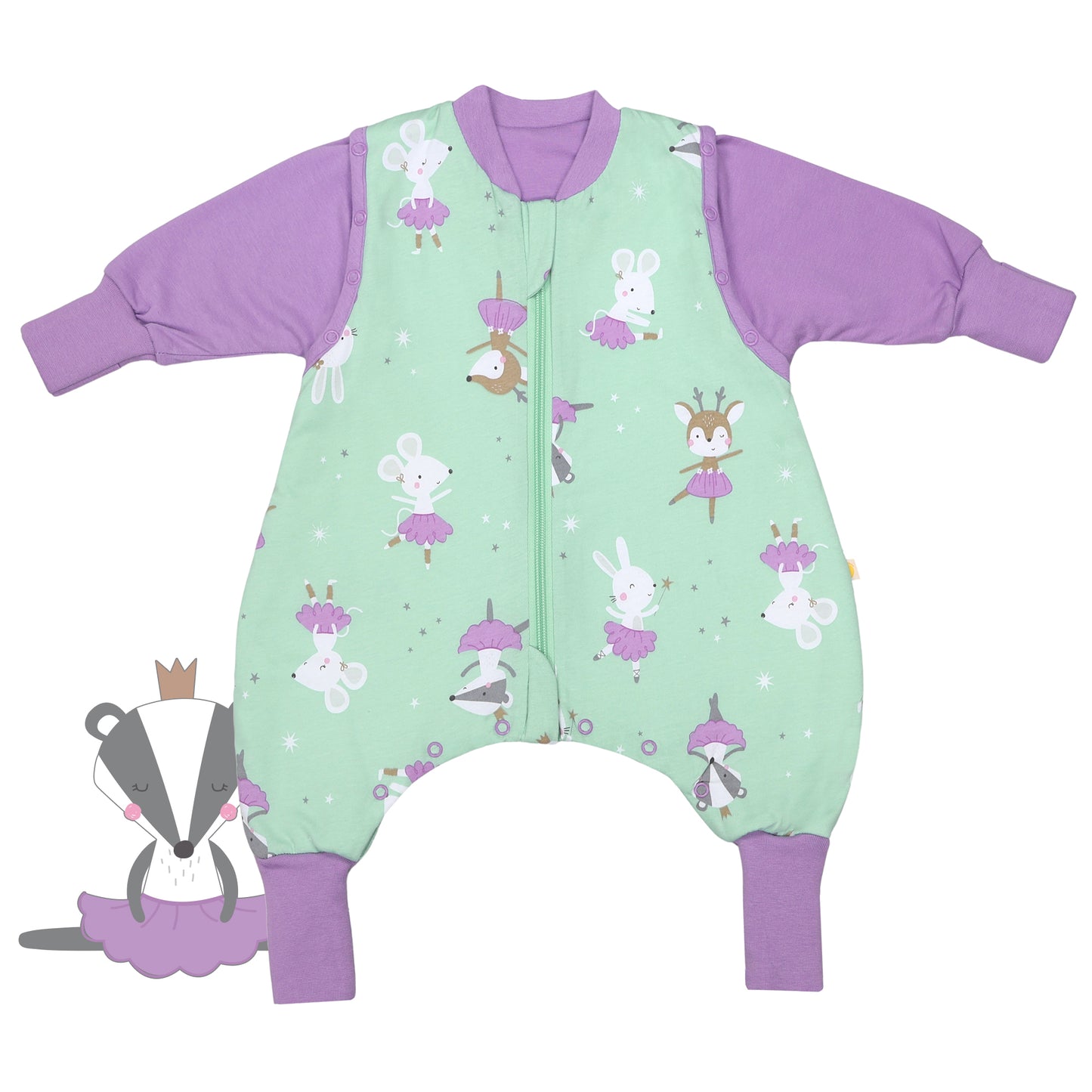 Sacco nanna con piedini e copripiedi 2.5 TOG_Ballerina_fronte_461