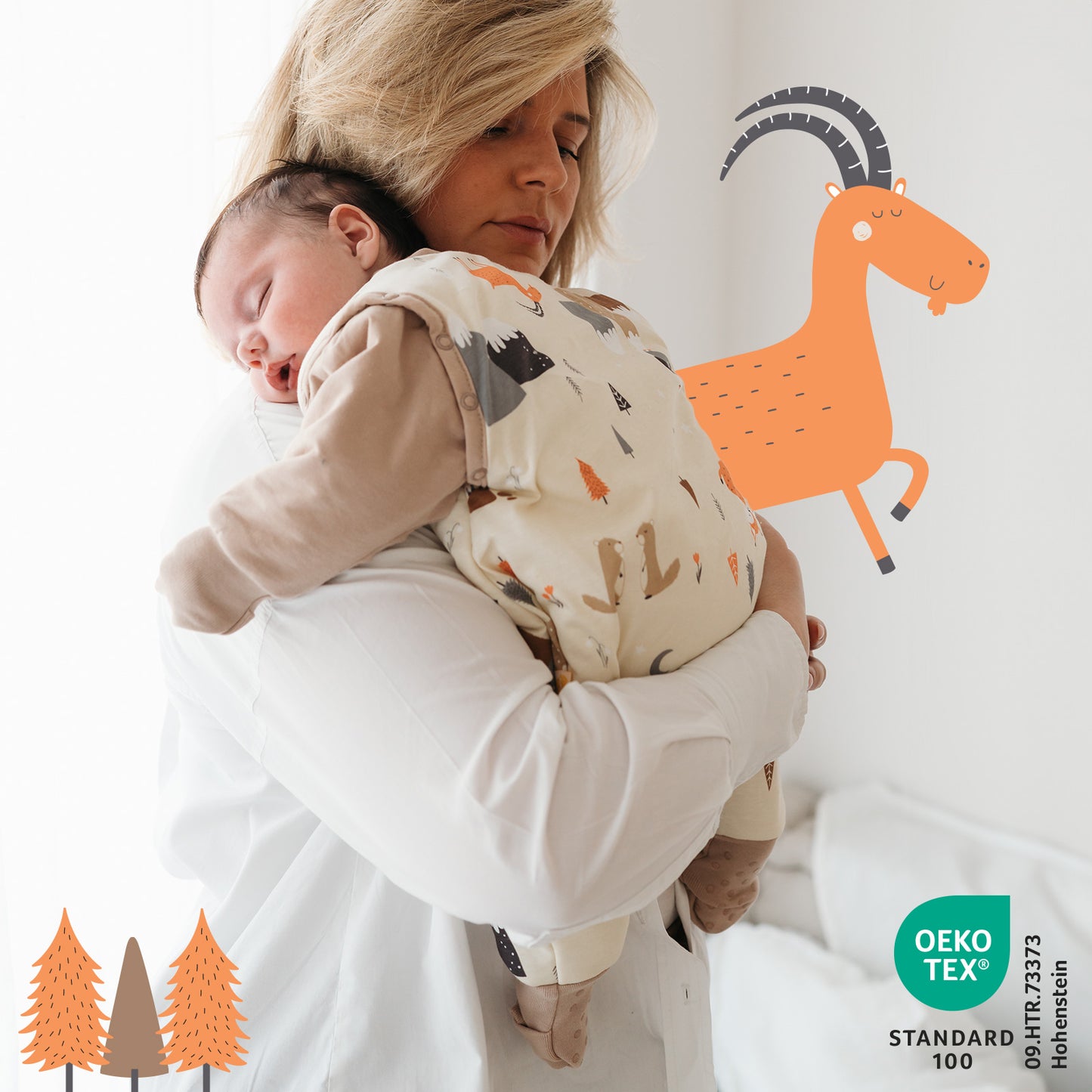 Sacco nanna con piedini e copripiedi, 2.5 TOG