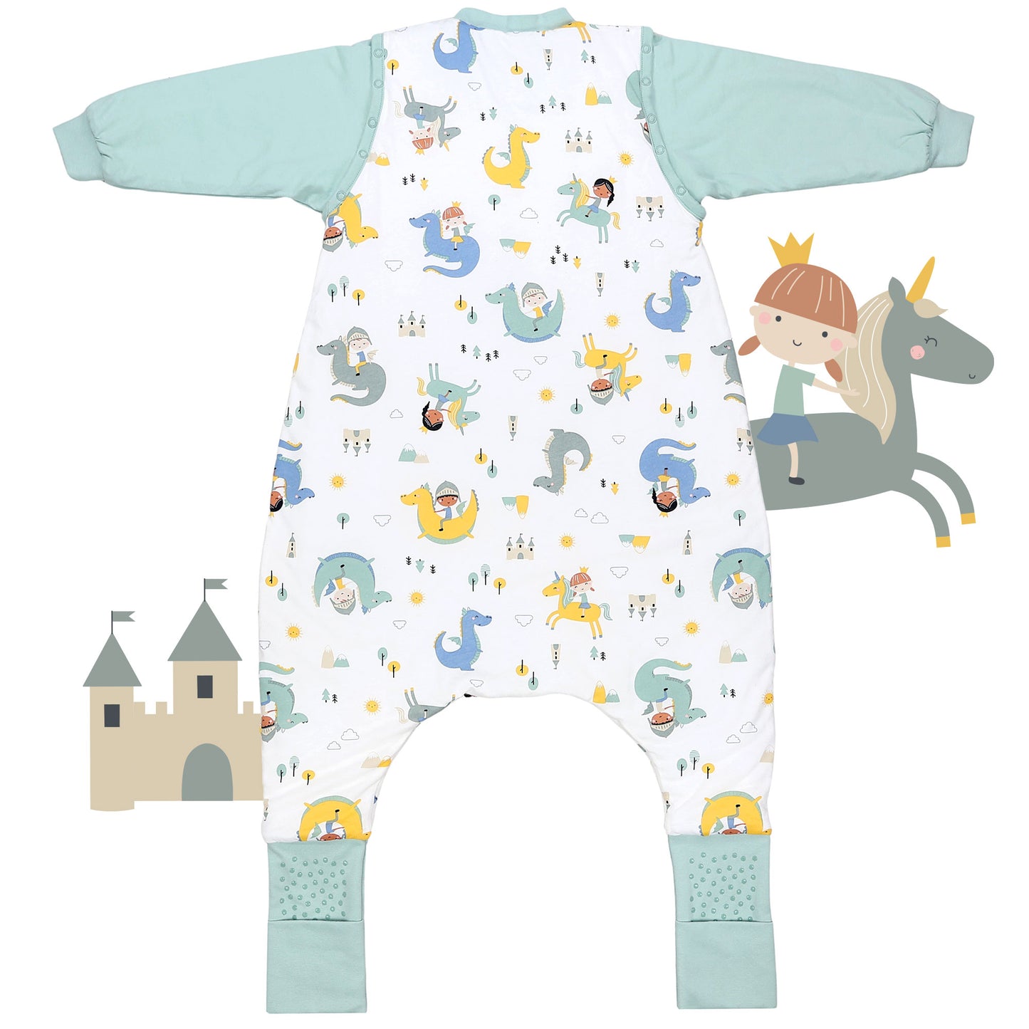 Sacco nanna con piedini e copripiedi 2.5 TOG_Fantasia_retro_461