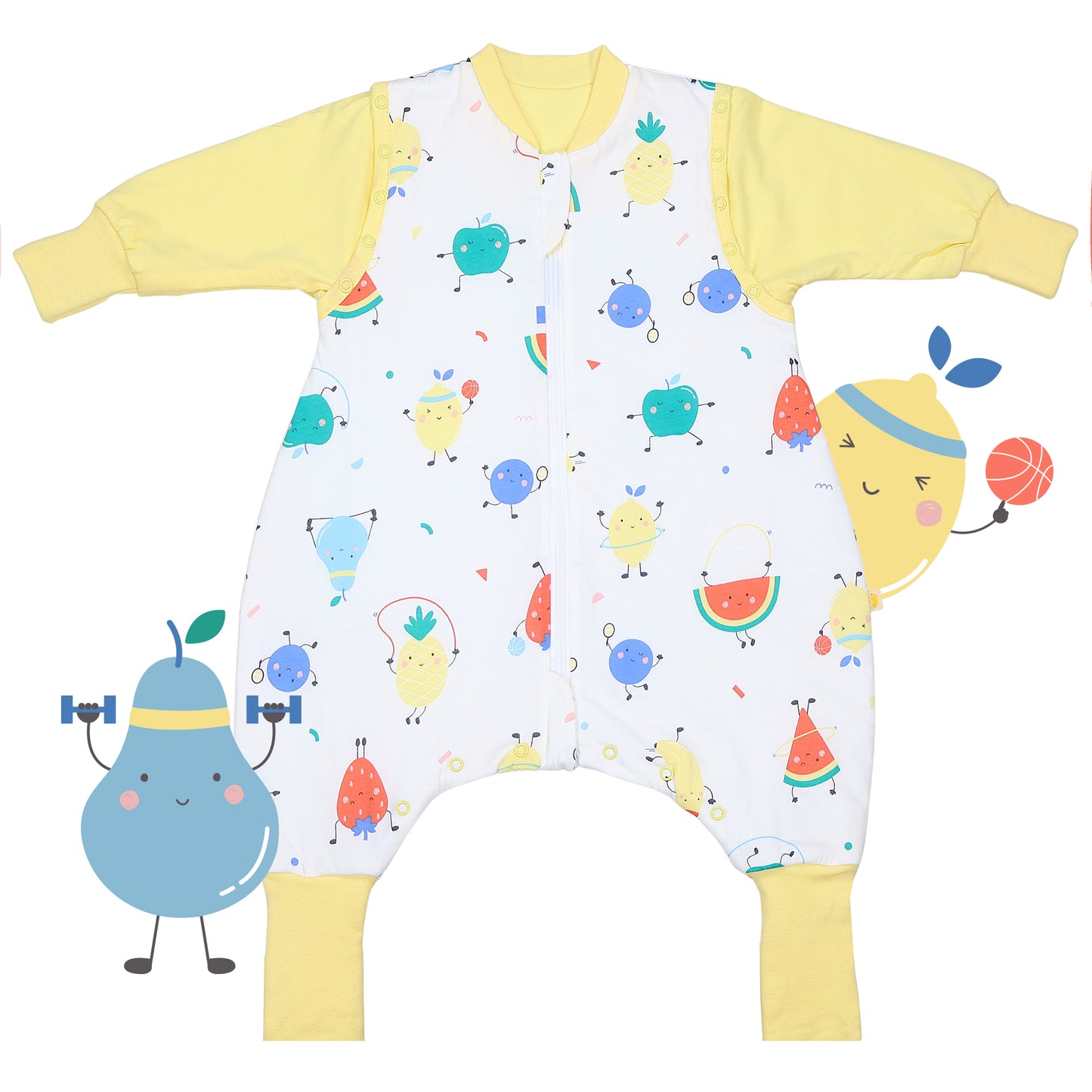 Sacco nanna con piedini e copripiedi 2.5 TOG_Frutti Sprint_fronte_461